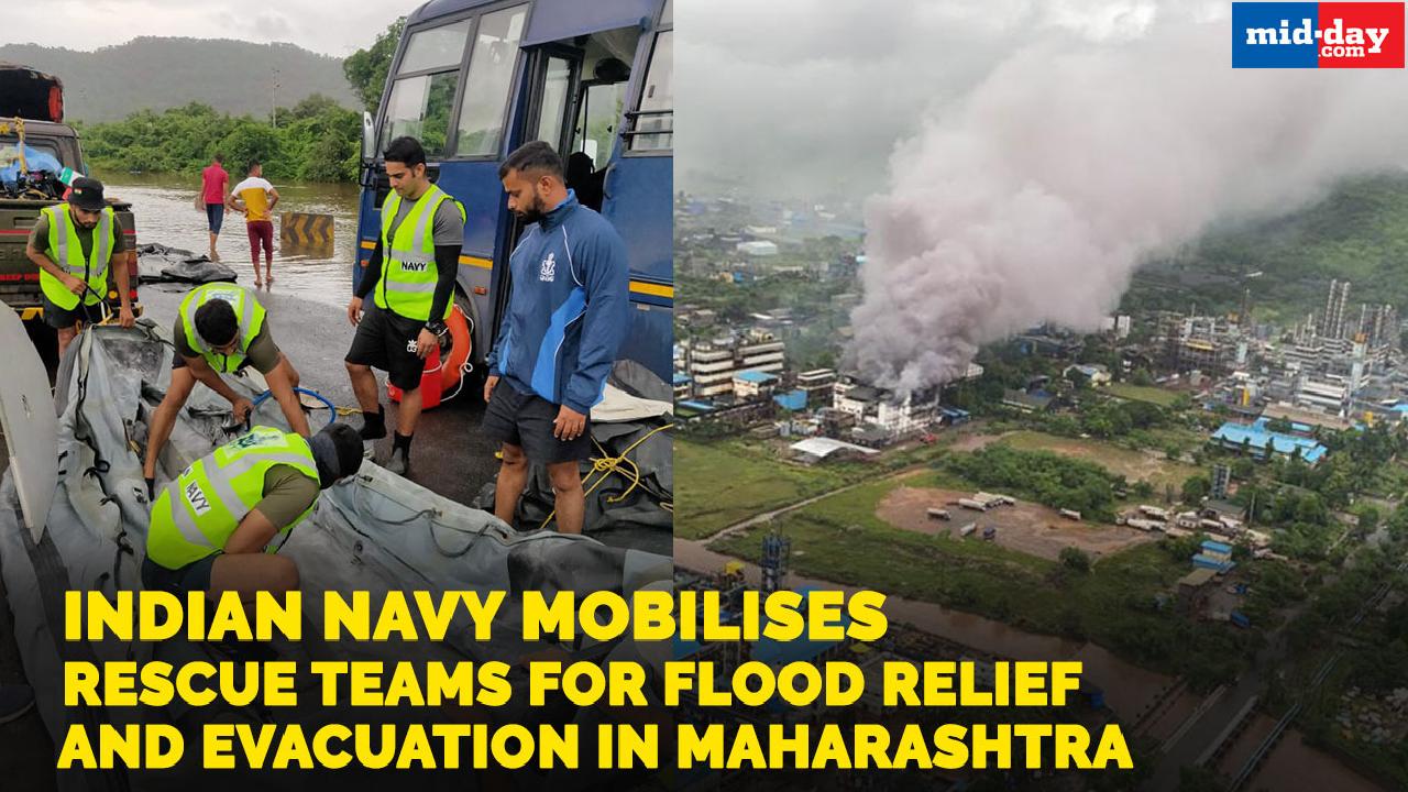 Navy Mobilises Rescue Teams for Flood Relief and Evacuation in Maharashtra