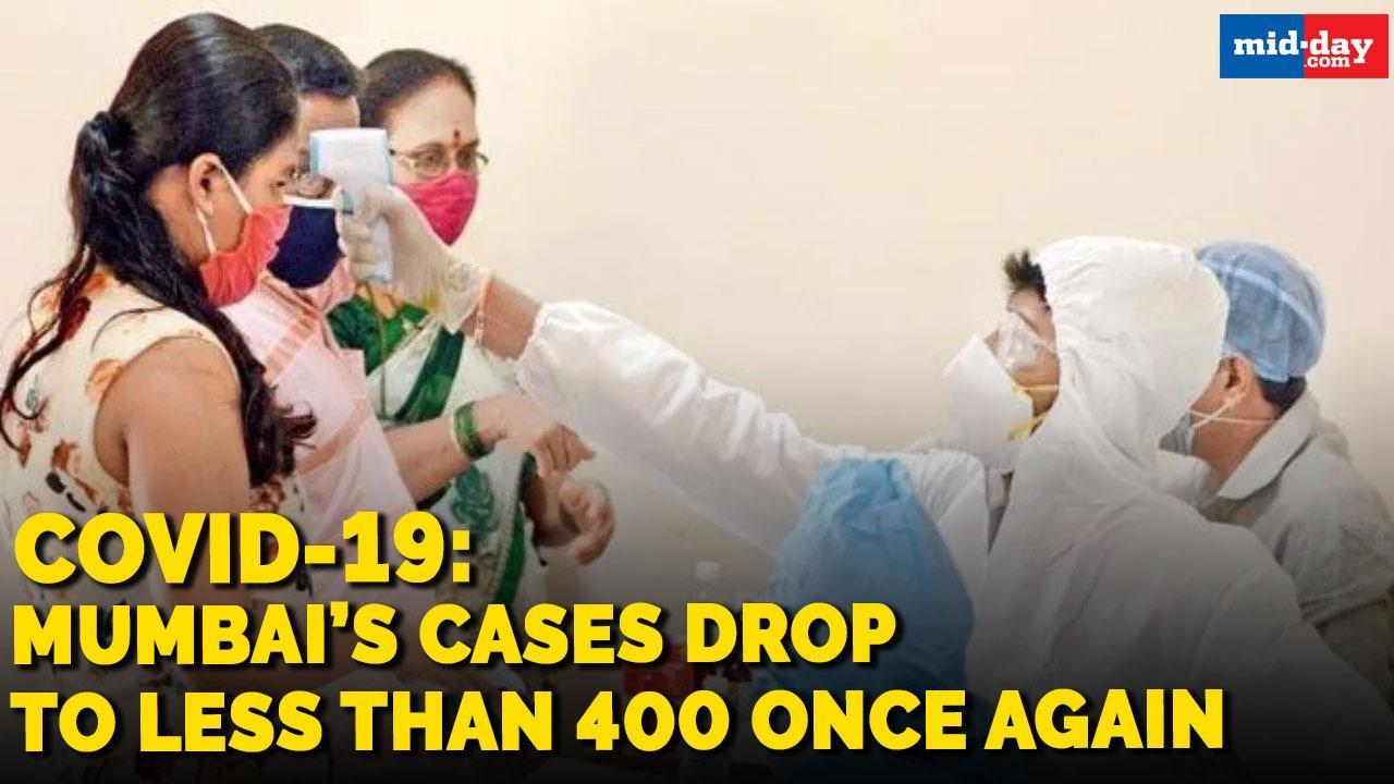 Covid-19: Mumbai’s cases drop to less than 400 once again
