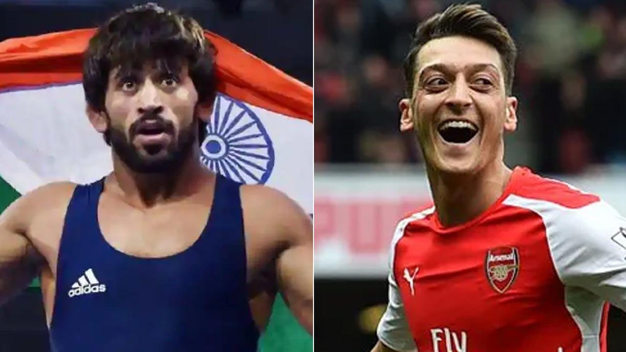 Bajrang Punia cites footballer Mesut Ozil to discourage food wastage