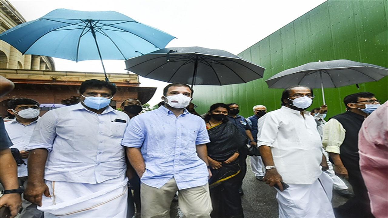 Rahul Gandhi rejects govt charges on Parliament disruption, says Opposition united on Pegasus