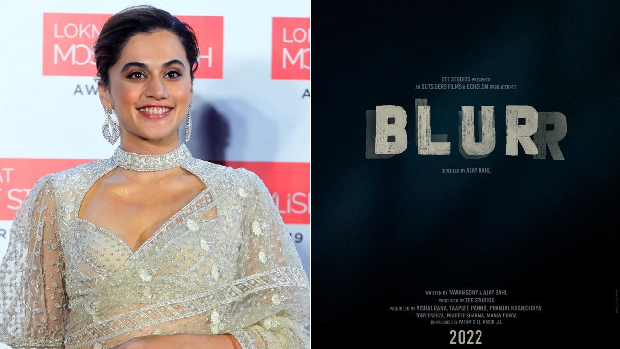 Taapsee Pannu turns producer with film titled 'Blurr'; more details inside