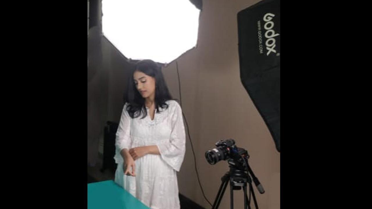Amrita Rao back to work, shoots her first ad film commercial