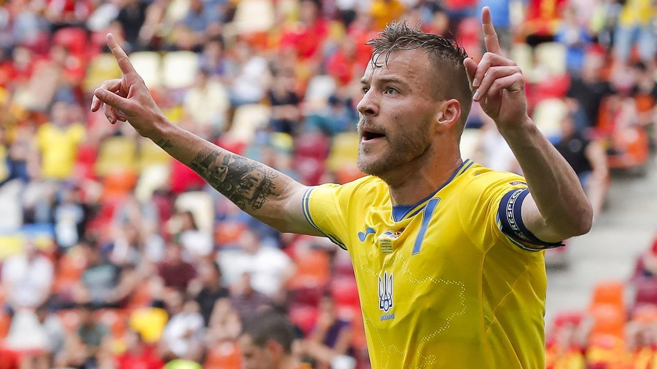 Euro 2020: Andriy Yarmolenko guides Ukraine to 2-1 victory over North Macedonia