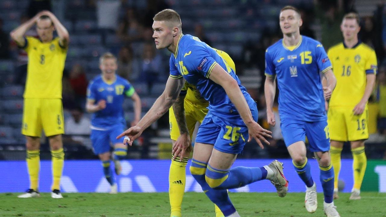 Euro 2020: Ukraine scores late in extra time, beats Sweden to enter quarters