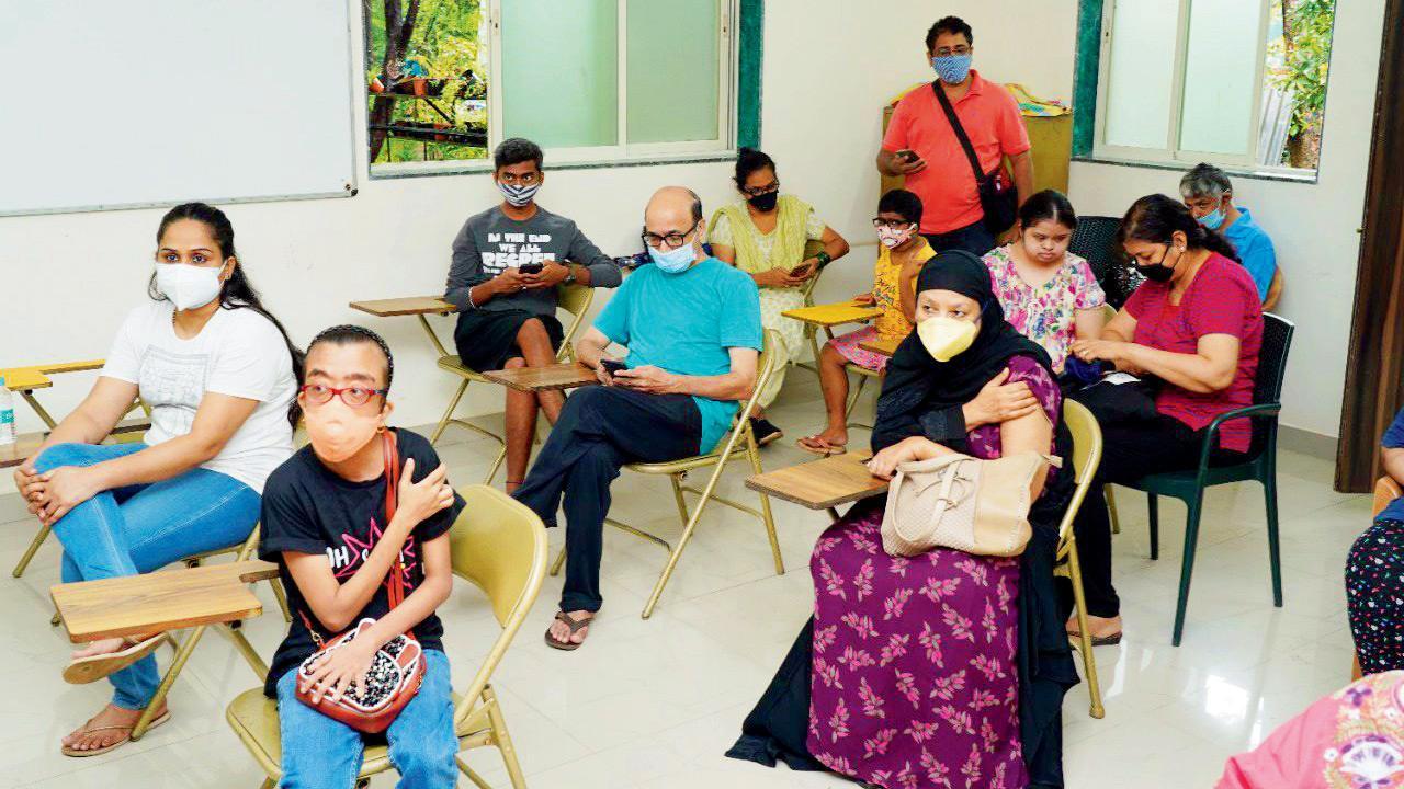 Mumbai: A special vaccination drive at Juhu school