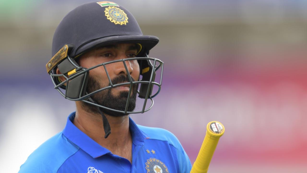 Rohit Sharma hit his first T20 50 with my bat: Dinesh Karthik