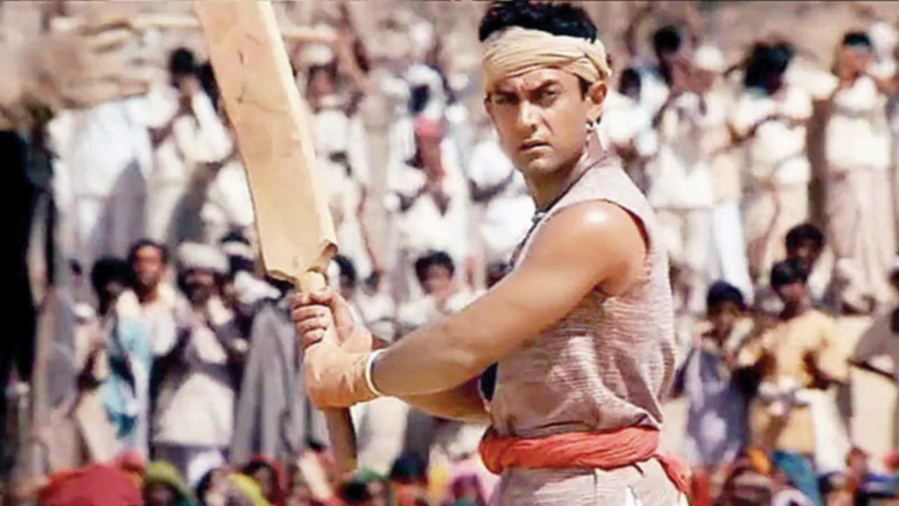 A movie-only backdrop to Lagaan