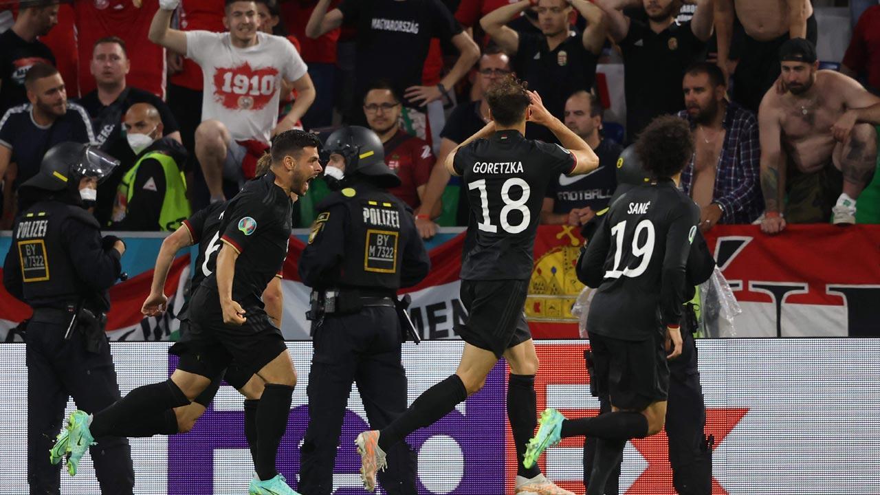 Euro 2020: Late Goretzka equaliser books Germany last-16 clash with England