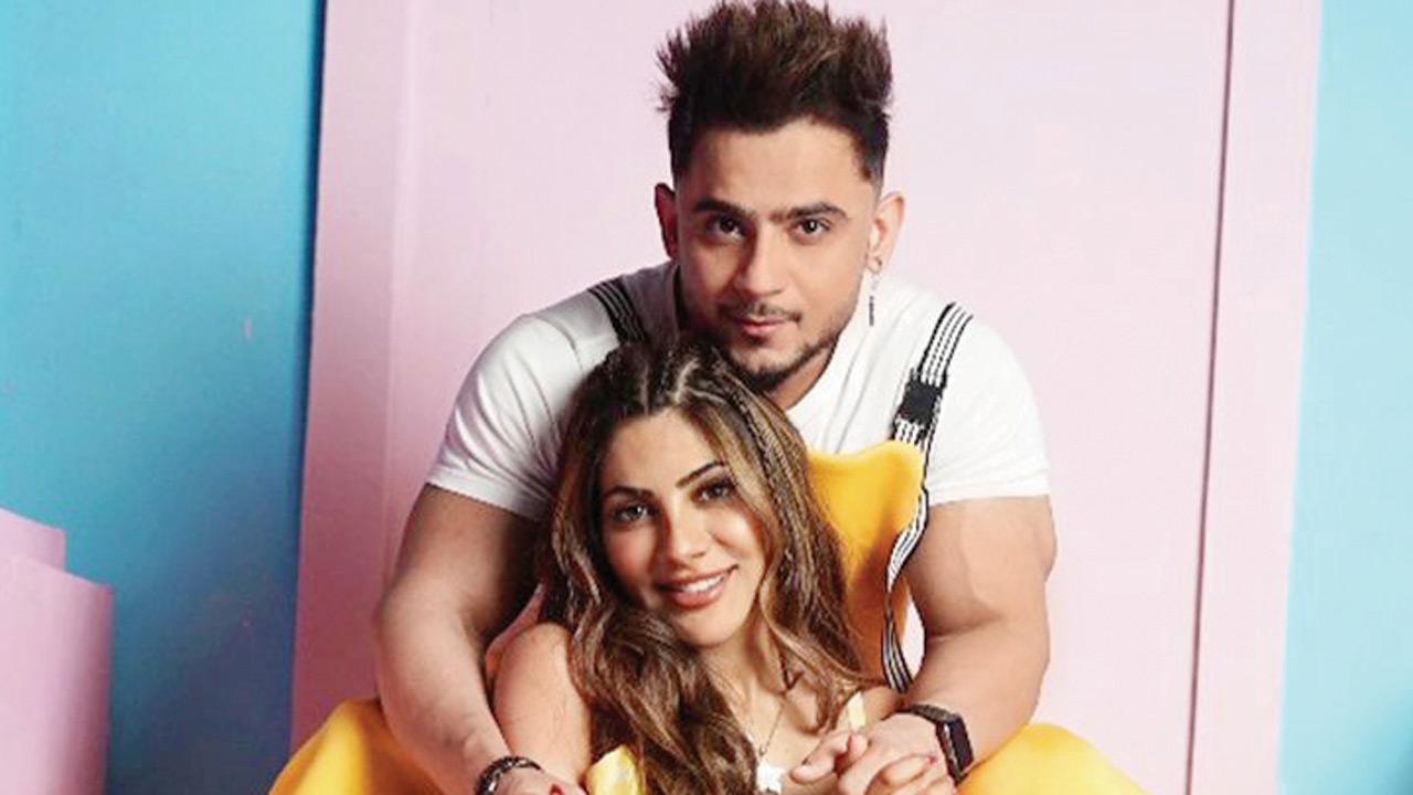 Nikki Tamboli and Millind Gaba together for the party song 'Shanti'