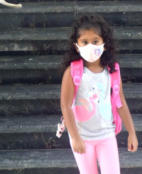 Sunny Leone and her husband Daniel Weber adopted a girl child, Nisha, in 2017 from Latur and announced the birth of her sons - Asher and Noah - via surrogacy in 2018.
In picture: Sunny Leone's daughter Nisha Kaur Weber spotted in Juhu.