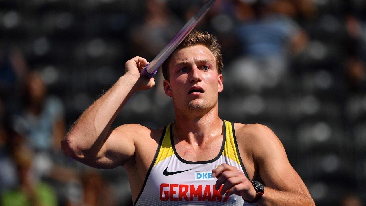 Javelin champ Roehler out of Tokyo Olympics