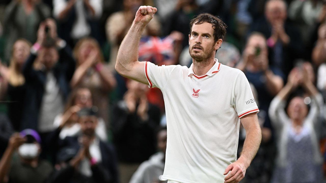 Wimbledon: Andy Murray makes winning return to grass court