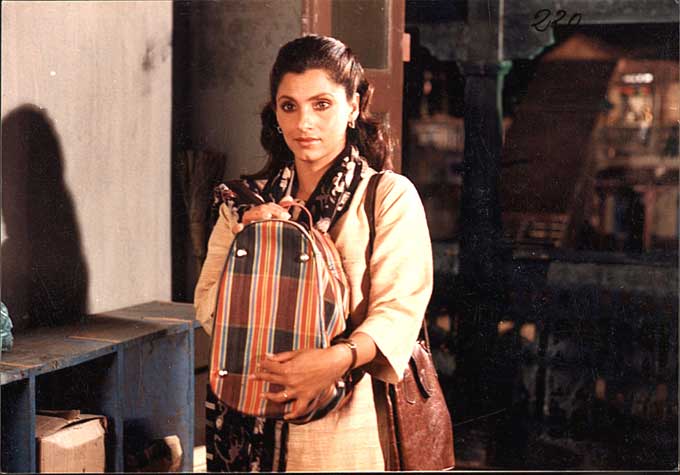 Here's a look at some more candid pictures of Dimple Kapadia, from her younger days.
In picture: A still from 'Angaar'
