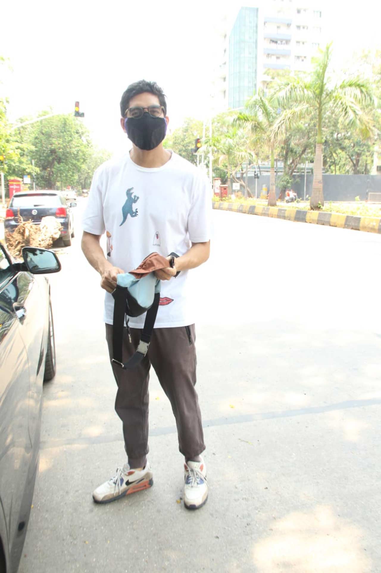 Ayan Mukerji was also spotted in the city. The popular director opted for a white tee, paired with basic joggers during the outing.