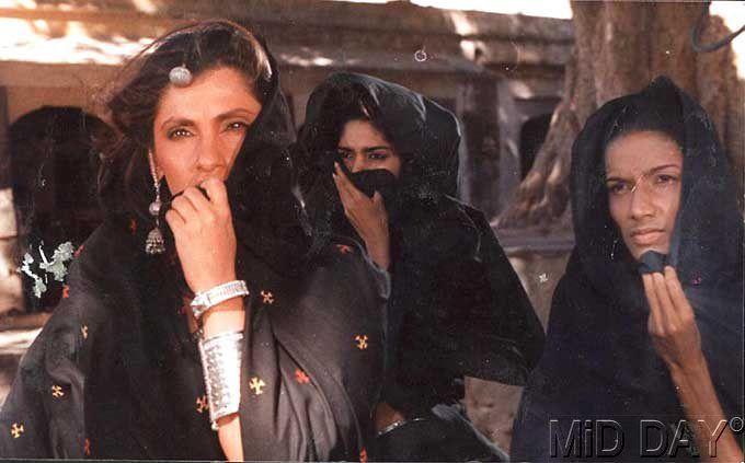 In picture: Dimple Kapadia in a still from the 1989-film 'Batwara'.