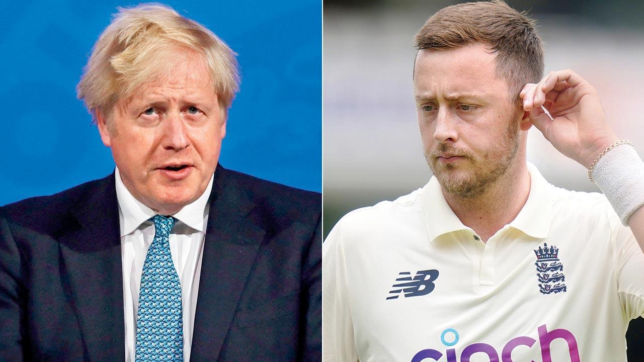 PM Boris Johnson criticises pacer Ollie Robinson’s suspension