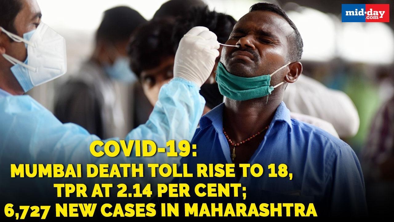Covid-19: Mumbai death toll rise to 18, TPR at 2.14 per cent