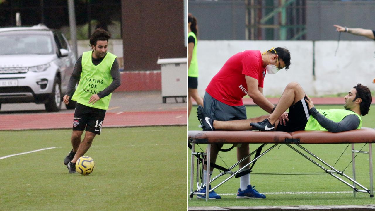 Aadar Jain too is regular at the field and is seen playing the game with a lot of dedication.