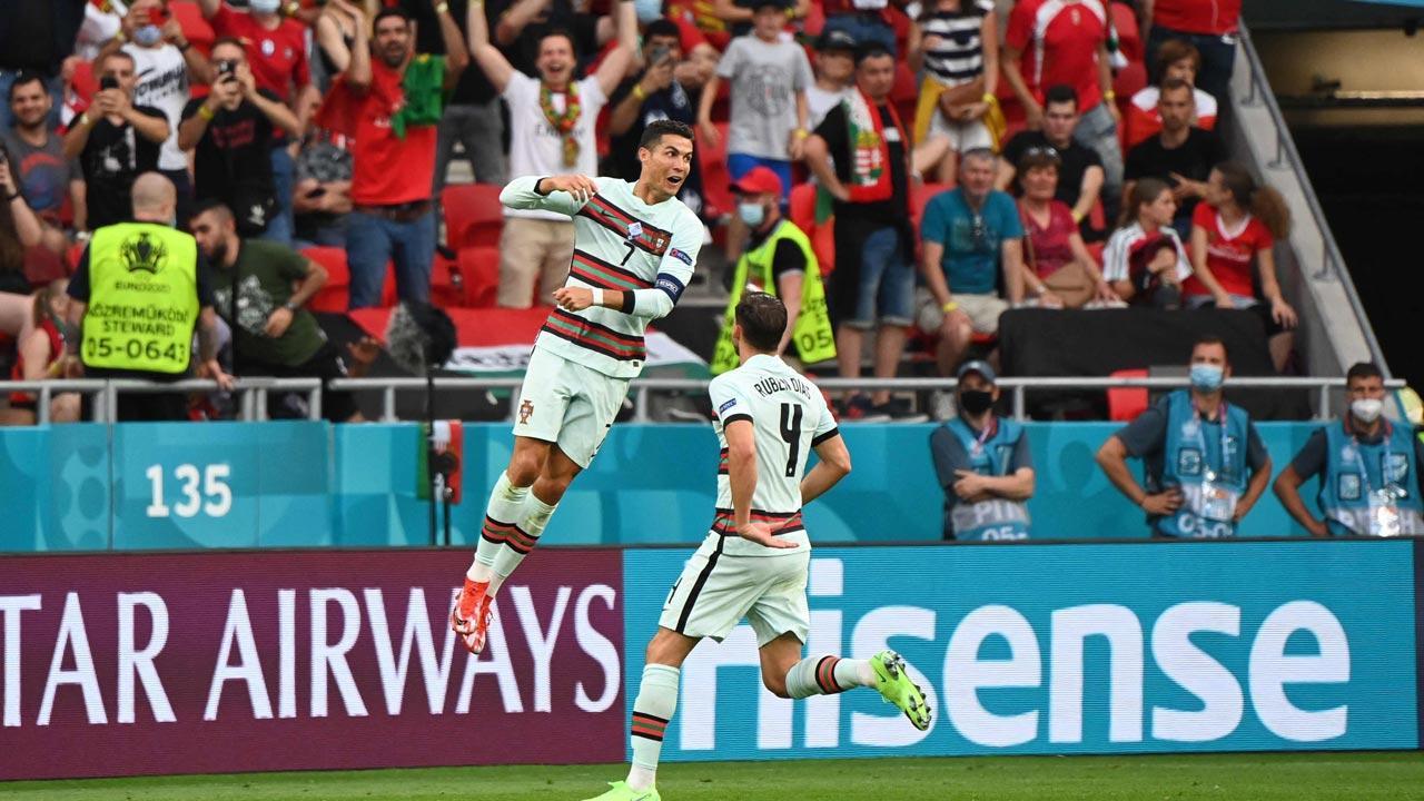 Euro 2020: Cristiano Ronaldo breaks goalscoring record as Portugal beat Hungary 3-0