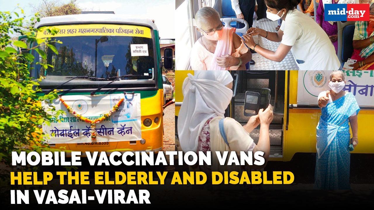 Mobile vaccination vans help the elderly and specially-abled in Vasai-Virar