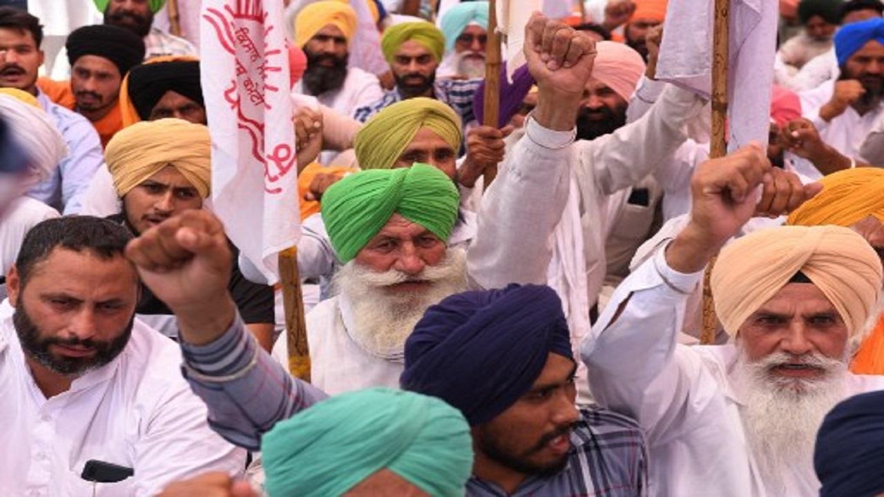 Punjab, Haryana farmers take out protest marches, police use water cannon