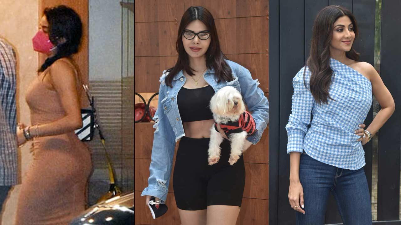 Shilpa Shetty Kundra, Janhvi Kapoor, Sherlyn Chopra, Nikki Tamboli snapped in Mumbai