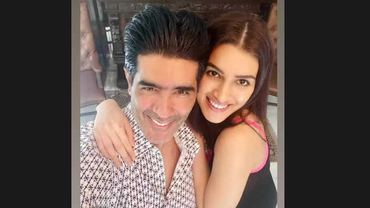 Kriti Sanon shares a selfie with her 'constant' Manish Malhotra