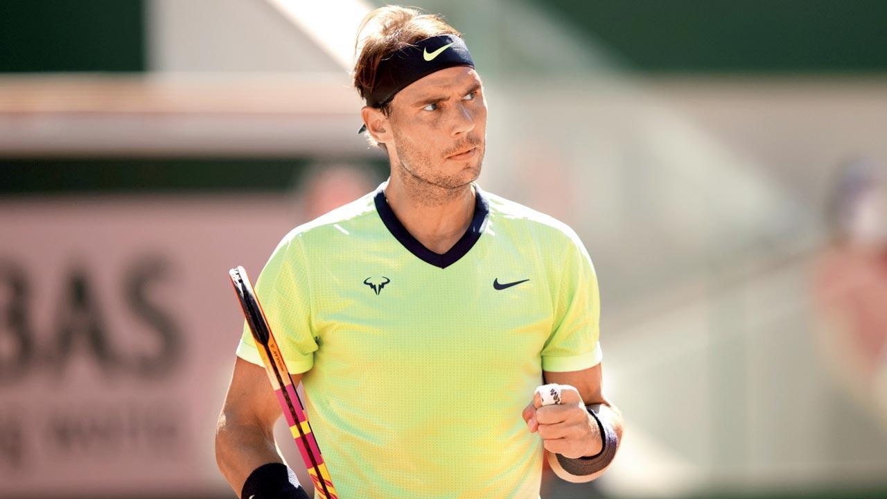 French Open: Rafael Nadal sweats and shines