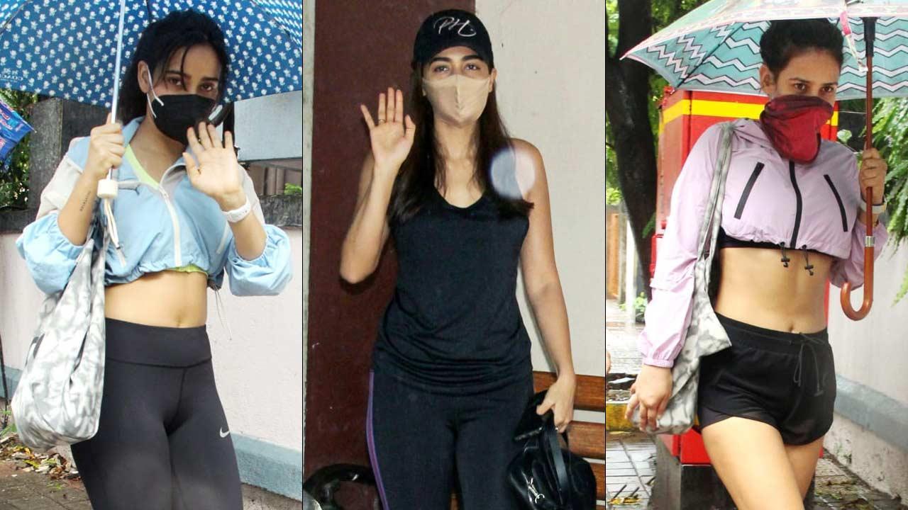 Sharma sisters, Sara Ali Khan, Kangana Ranaut, Neelam Kothari snapped in Bandra