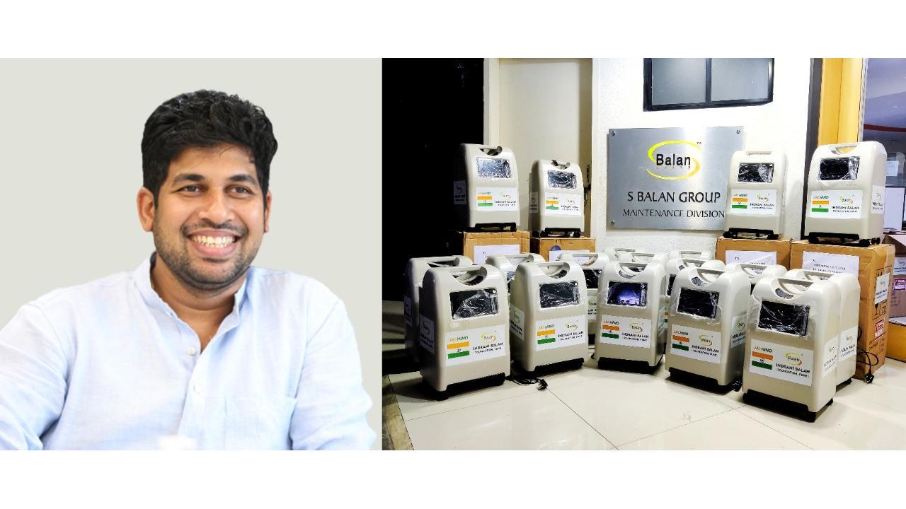 Punit Balan's Indrani Balan Foundation Donates 30 Oxygen Concentrators to the Indian Army in Kashmir