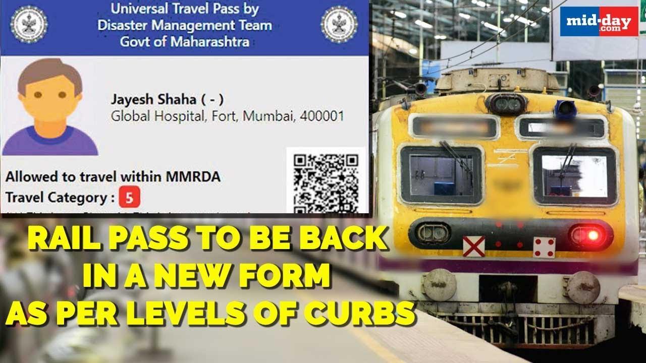 Rail pass to be back in a new form as per levels of curbs