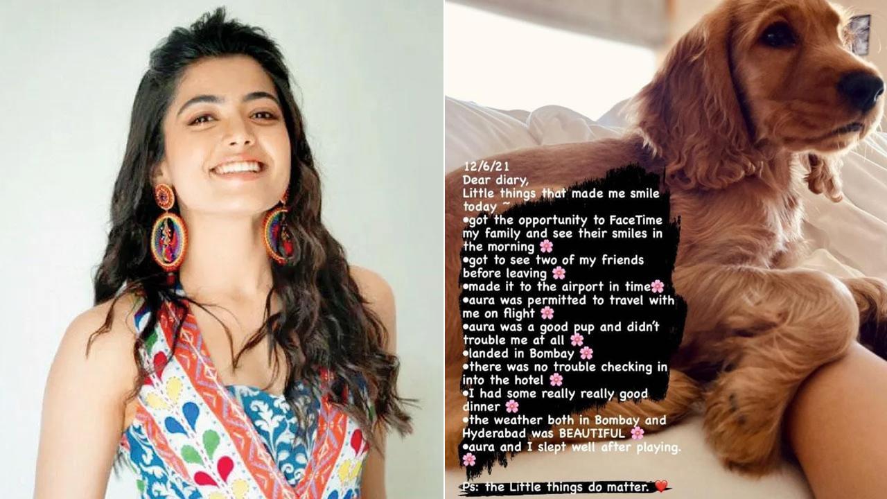 Rashmika Mandana's recent note on Instagram will put a smile on your face