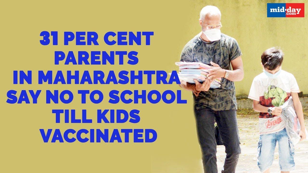 31 per cent parents in Maharashtra say no to school till kids vaccinated