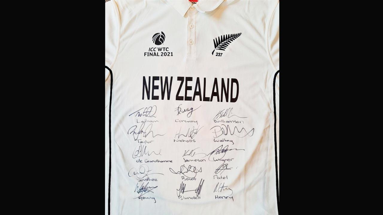 Tim Southee auctions WTC final shirt for eight-year-old girl’s cancer treatment