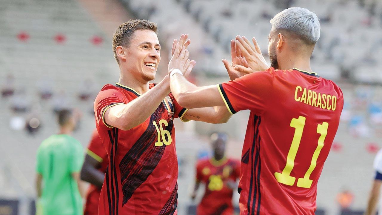 Euro 2020: Depleted Belgium held 1-1 by Greece in friendly