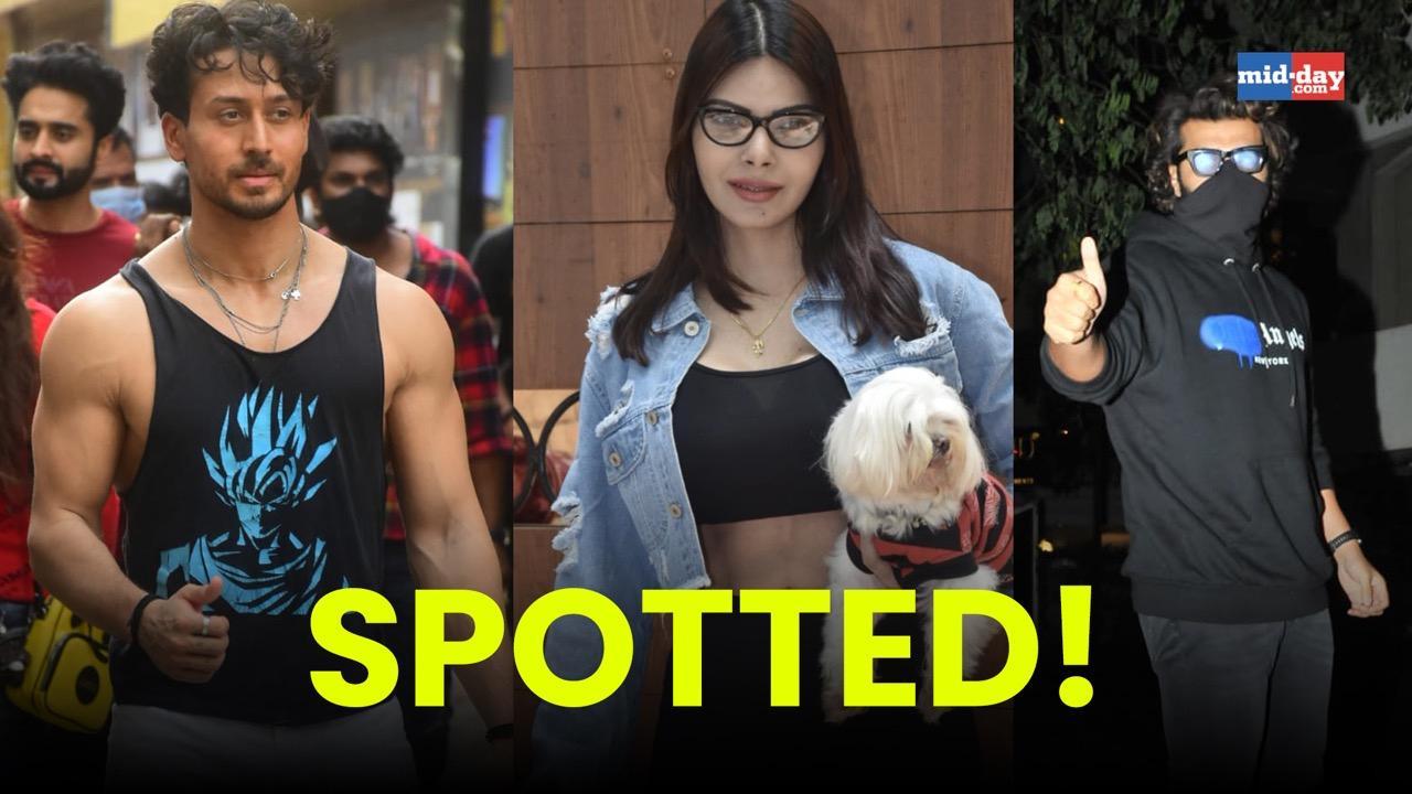 Celebs spotted: Tiger Shroff, Jackky Bhagnani, Sherlyn Chopra clicked in Mumbai