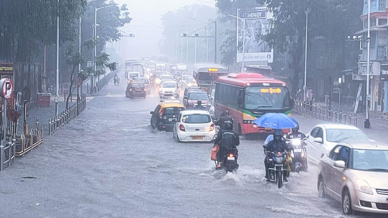 Mumbai rains in pics: Local train services hit, waterlogging in several places