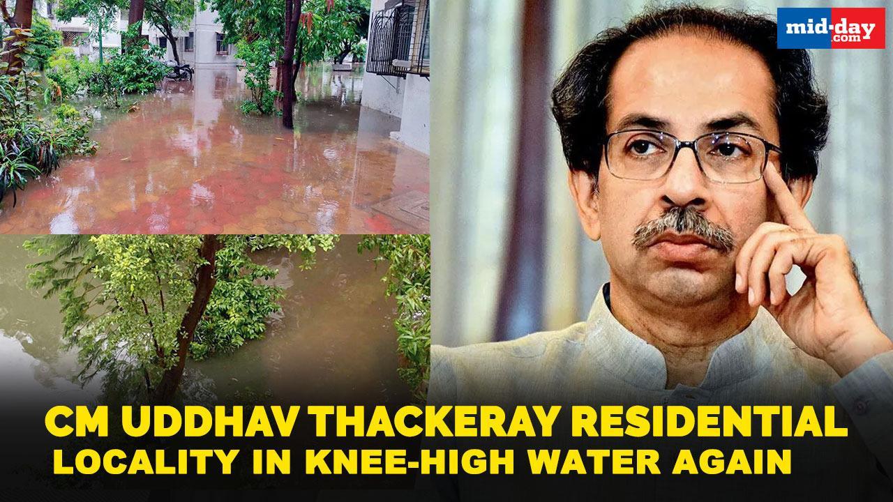 CM Uddhav Thackeray’s residential locality in knee-high water again