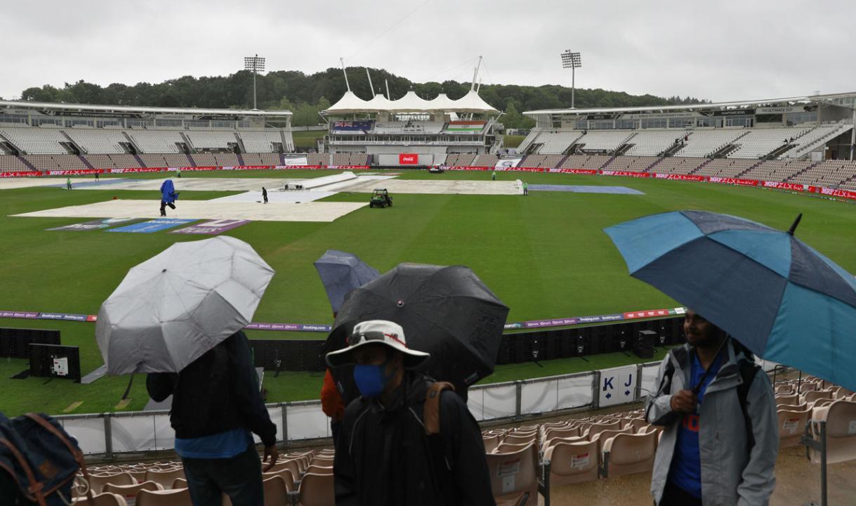 WTC Final: Rain washes out first session on Day 1 in Southampton
