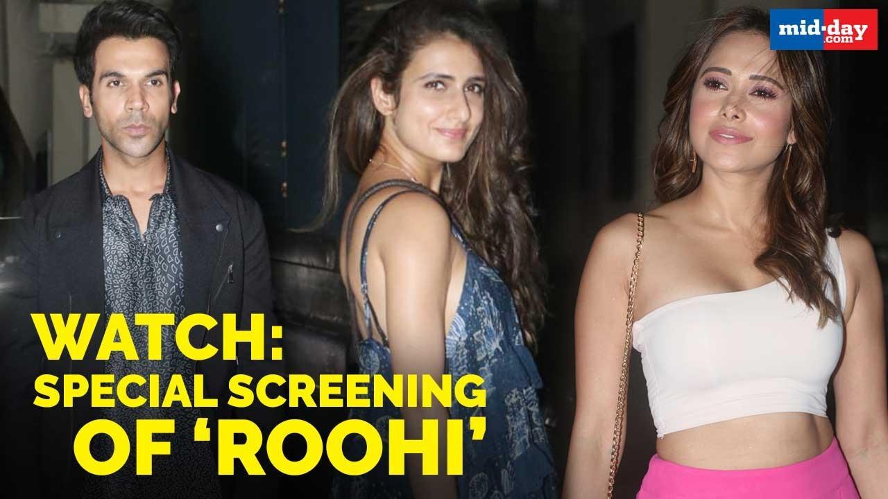 Celebs attend special screening of 'Roohi' in Juhu