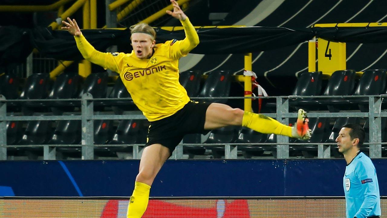 CL: Erling Haaland quickest to score 20 goals