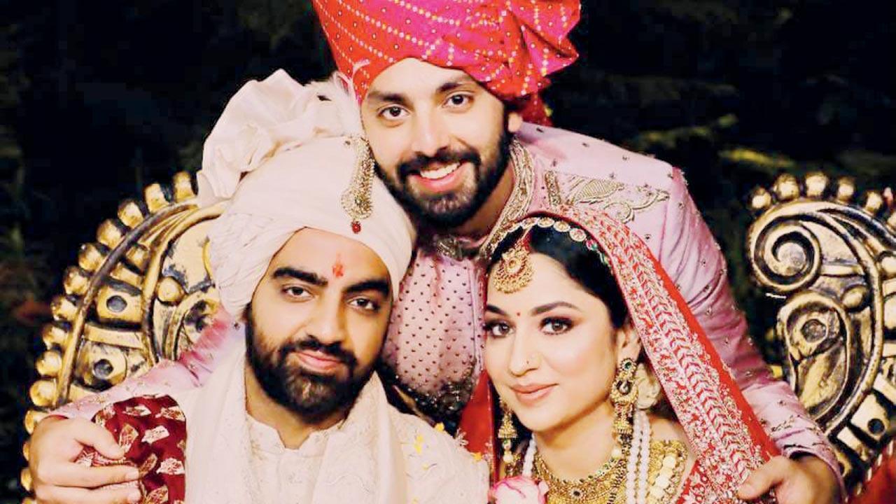 Wedded bliss! Himansh Kohli's sister ties the knot; actor gets emotional