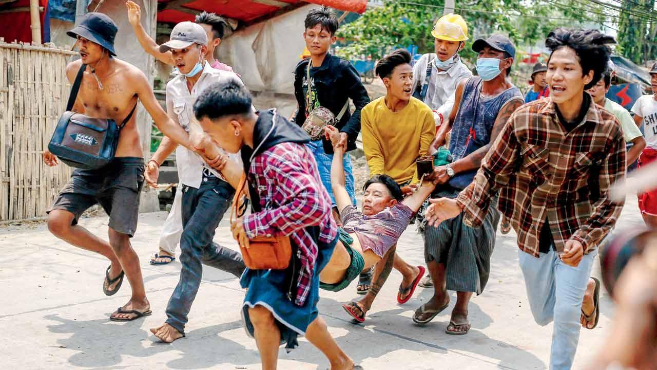 Four more protesters shot dead in Myanmar 