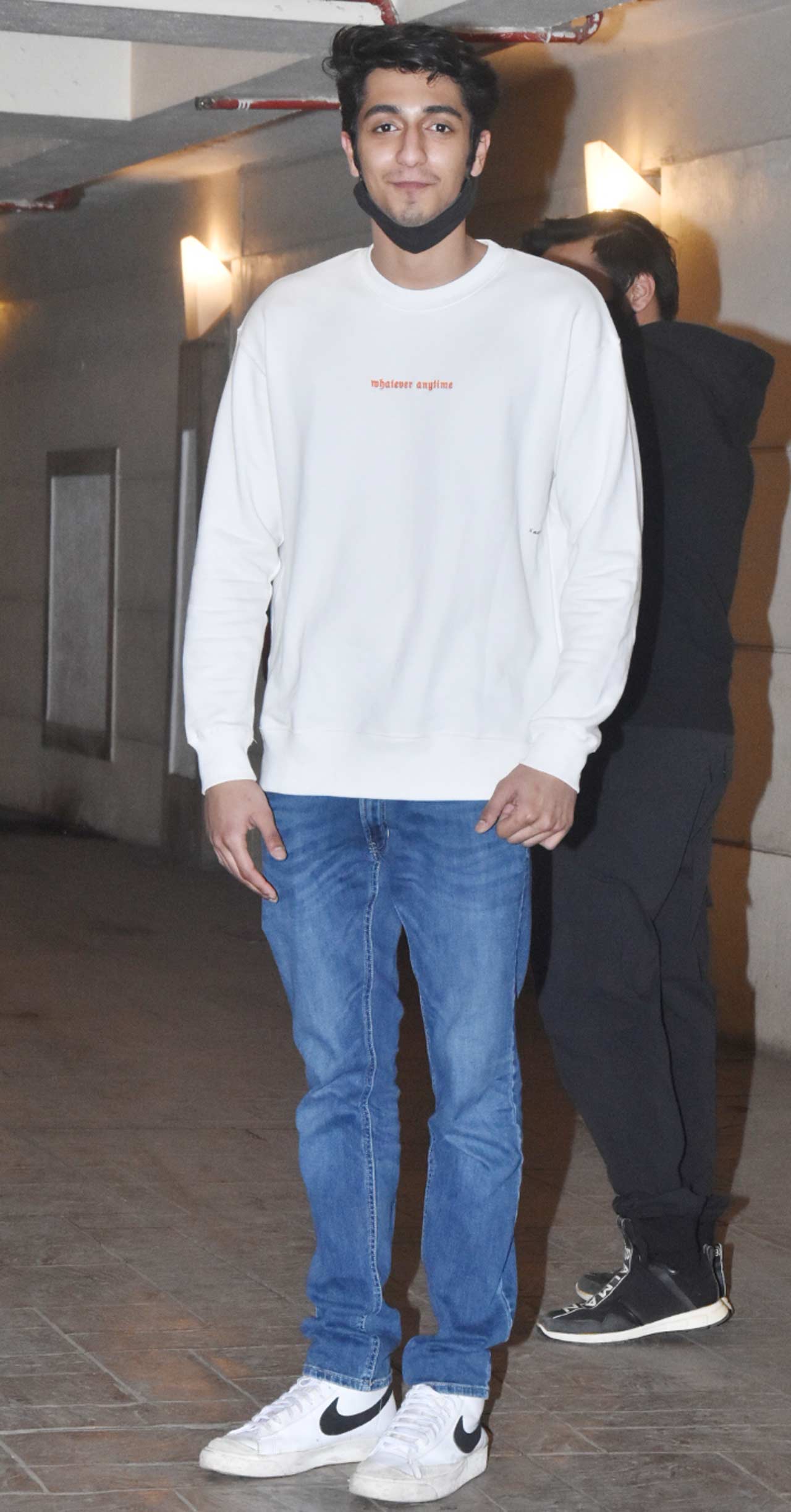 Social media influencer Ahan Pandey also attended the bash.