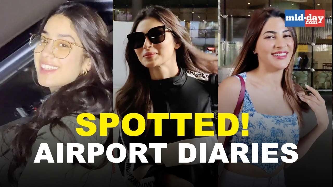 Airport Diaries: Janhvi Kapoor, Mouni Roy, Nikki Tamboli and others spotted