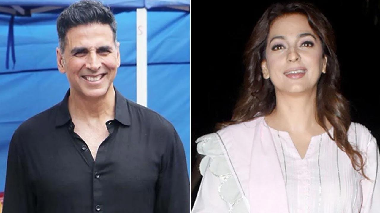 'Mr & Mrs Khiladi' Akshay Kumar and Juhi Chawla join the 'Pawri'