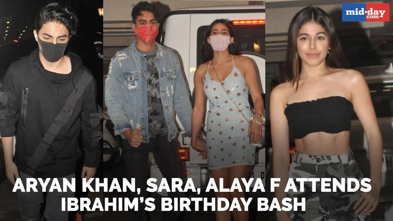 Aryan Khan, Sara, Alaya F attend Ibrahim’s birthday bash
