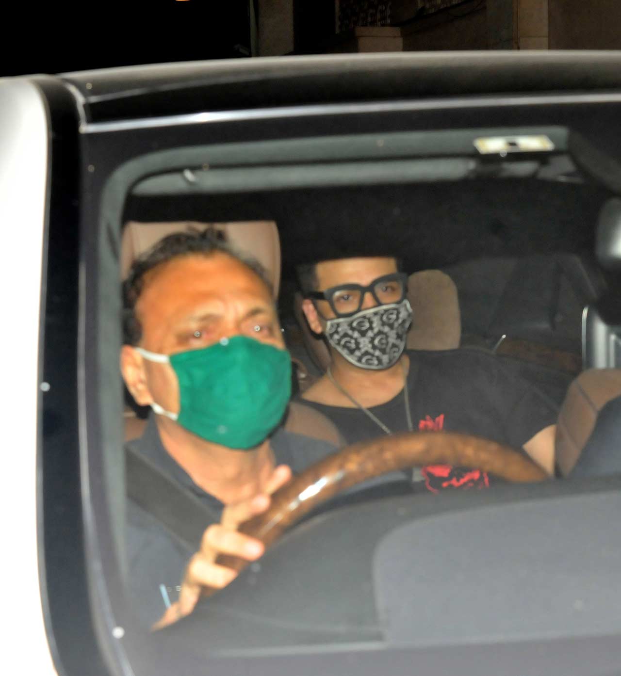 Karan Johar also attended the intimate bash hosted at Amrita Arora's residence.
