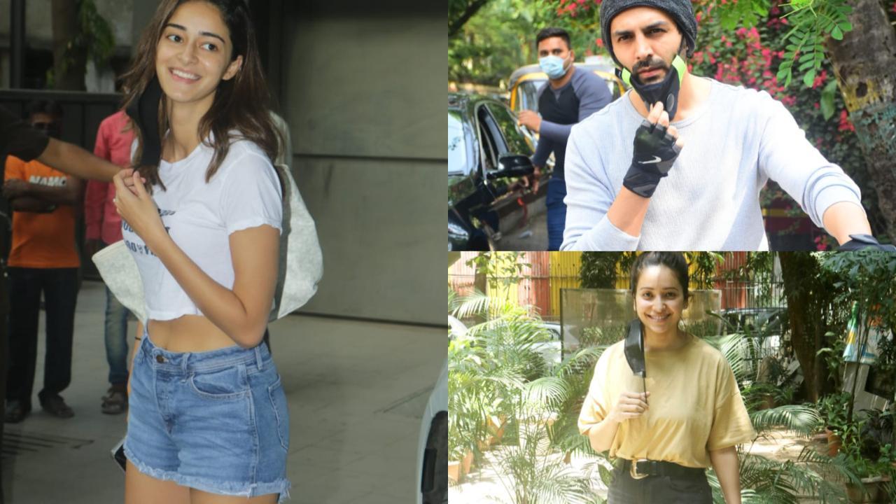 Ananya Panday, Sussanne Khan, Kartik Aaryan, Ekta Kapoor, Asha Negi's day out in Mumbai