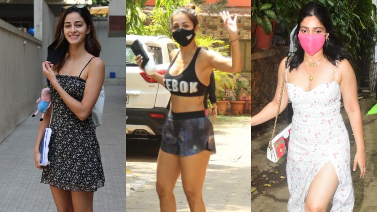 Bandra Diaries: Ananya Panday, Malaika Arora, Mouni Roy, Bhumi Pednekar, Asim-Himanshi clicked